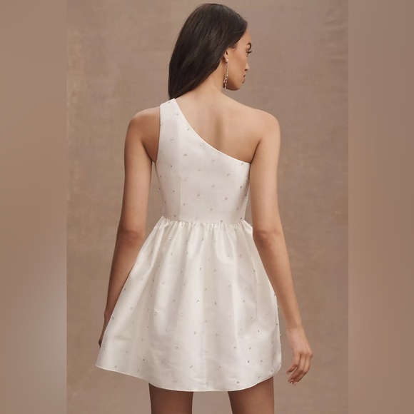 SACHIN + BABI Anthropologie Elliana One Shoulder Mini Dress NEW Size 6 - Picture 7 of 16